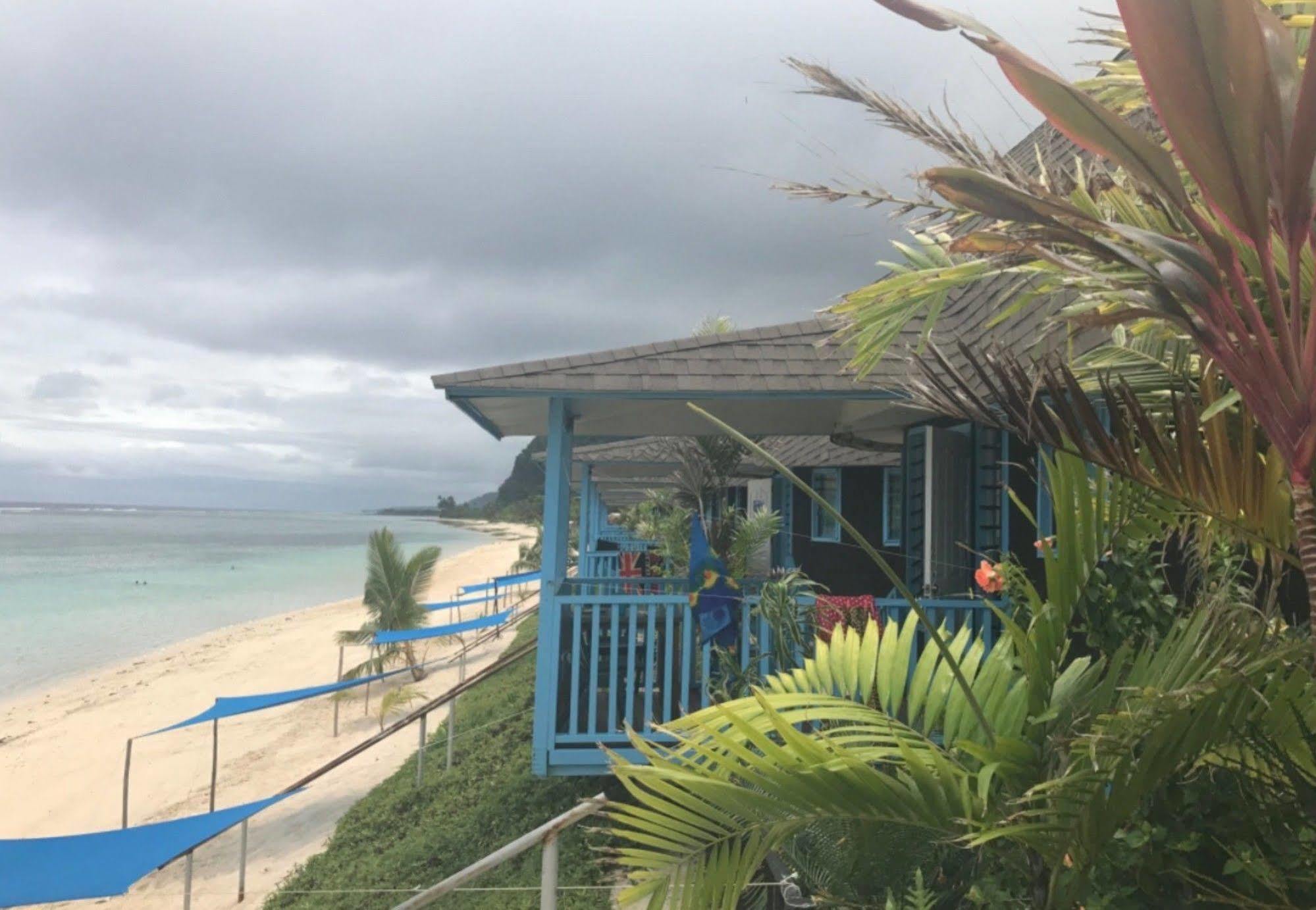 Litia Sini Beach Fales Lalomanu Bagian luar foto
