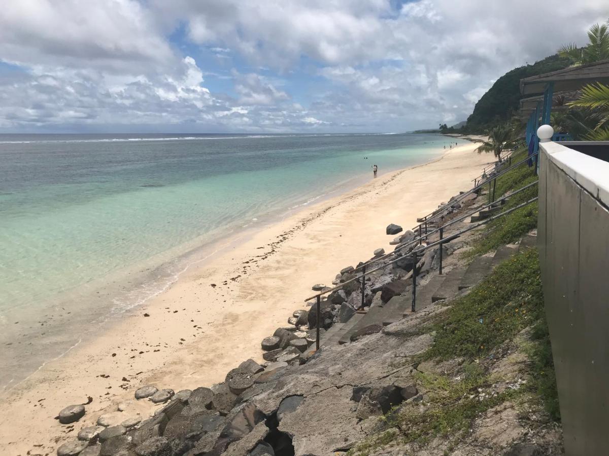 Litia Sini Beach Fales Lalomanu Bagian luar foto